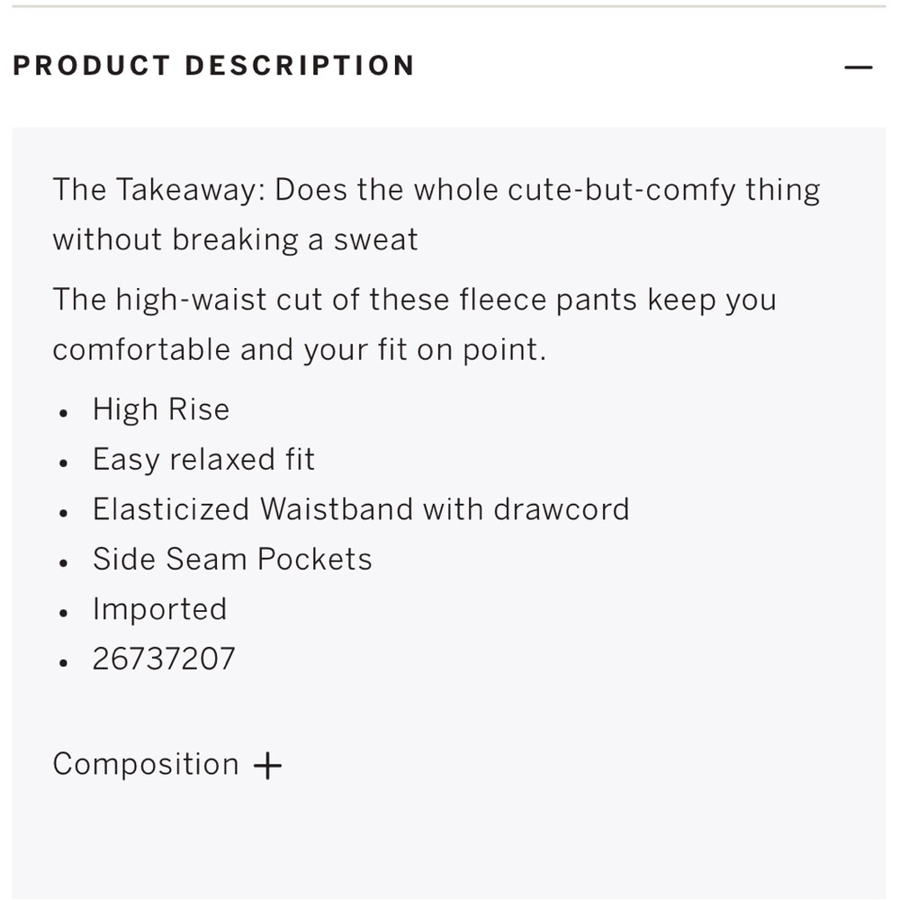 🆕 PINK Fleece High-Waist Gym Pant MEDIUM - Picture 7 of 12